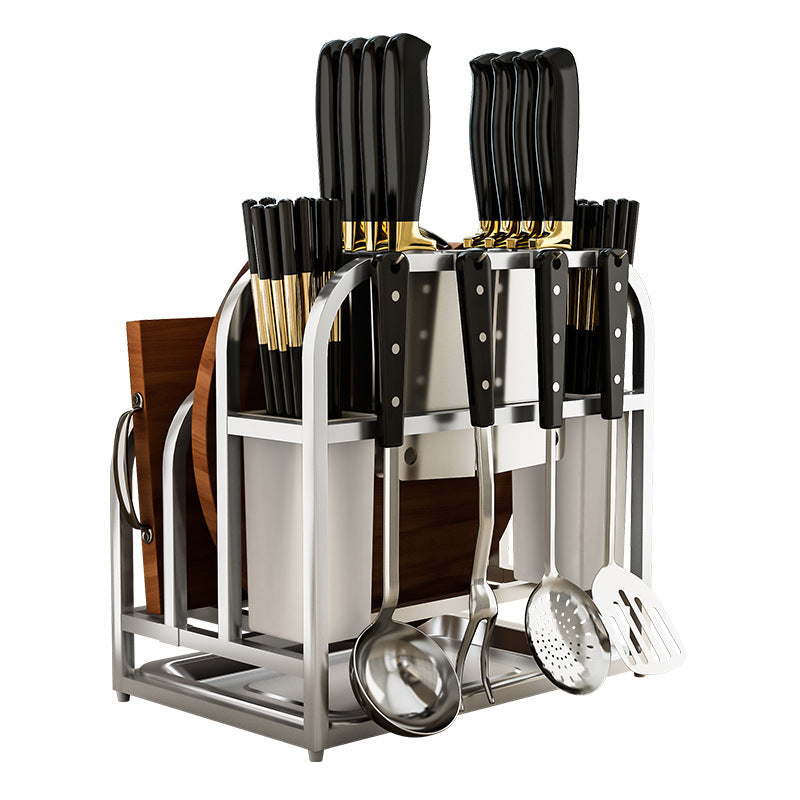 Knife Holders Integrated Storage Rack