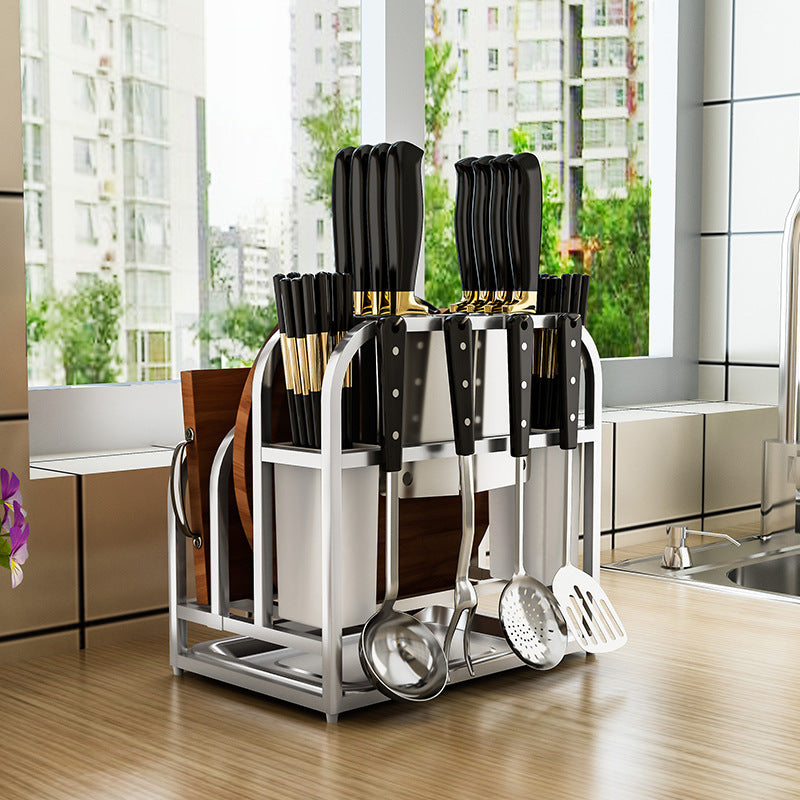 Knife Holders Integrated Storage Rack