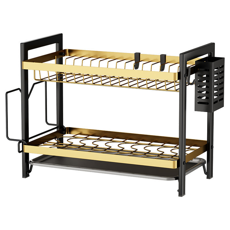 Double Layer Kitchen Dish Rack