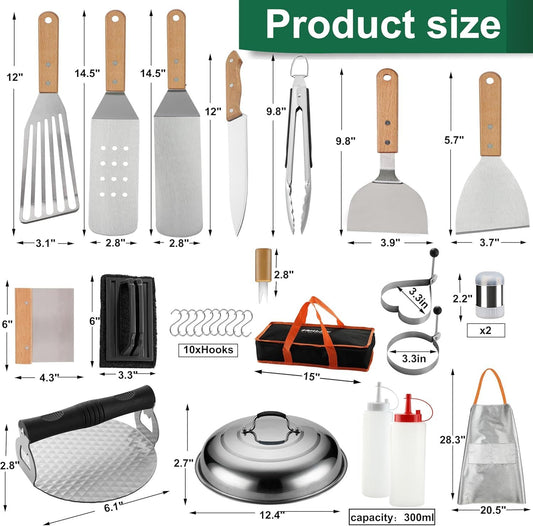 Grilljoy Griddle Accessories Set