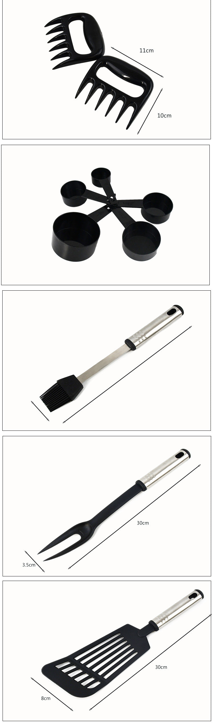 44 Piece Non-Stick Cooking Spatula Set And Kitchen Utensils