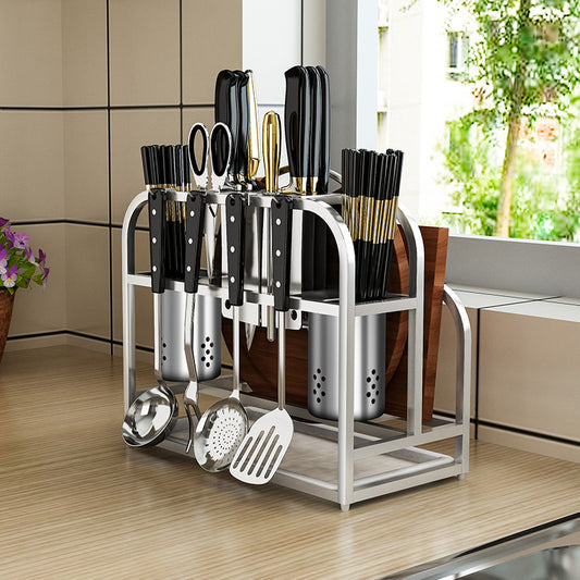 Knife Holders Integrated Storage Rack