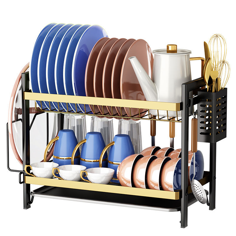 Double Layer Kitchen Dish Rack