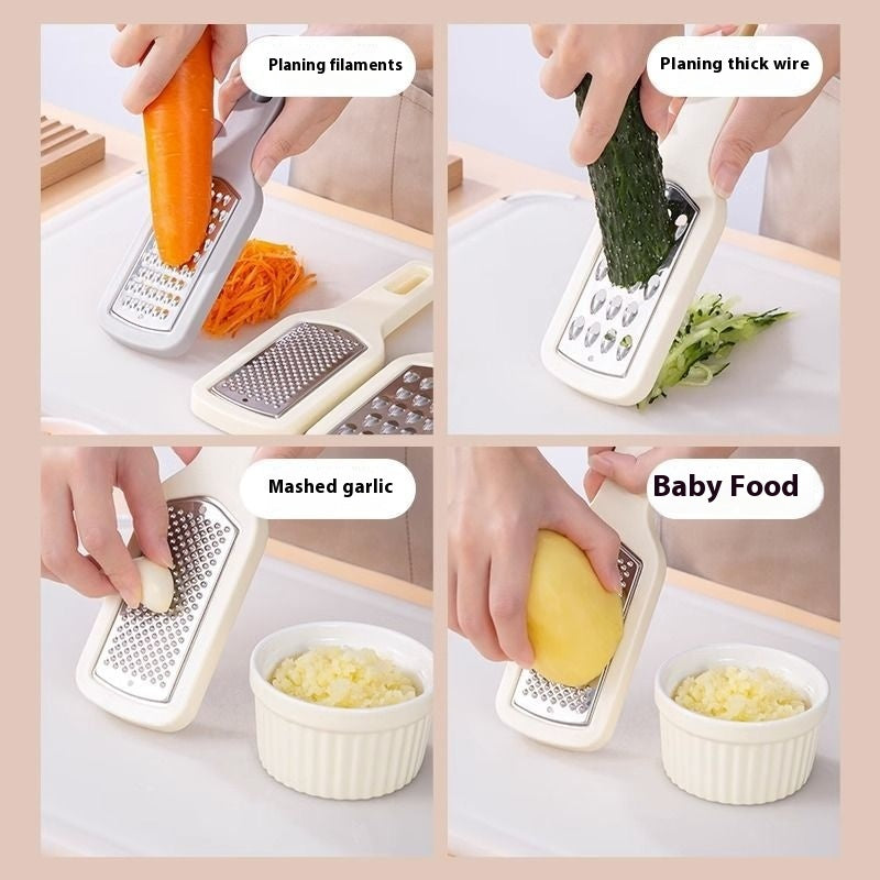 3 In 1 Grater Portable Handheld Stainless Steel