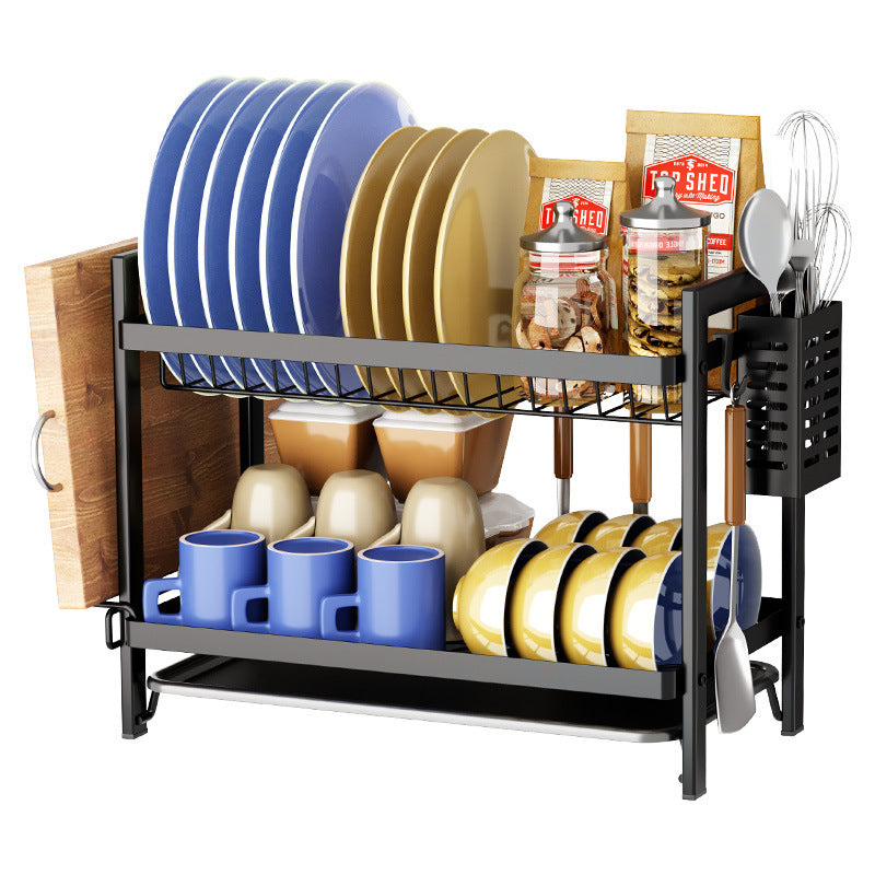 Double Layer Kitchen Dish Rack