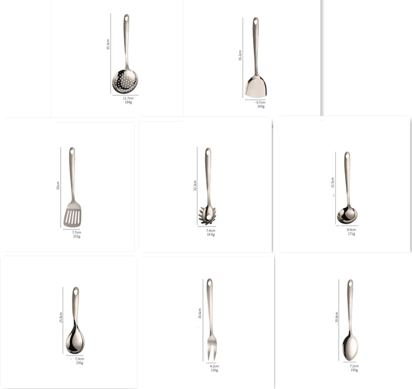 Steel Cooking Tool Set