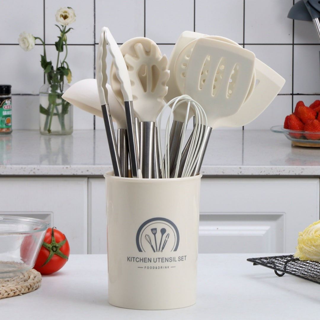 11 Piece Silicone Cooking Tool Set