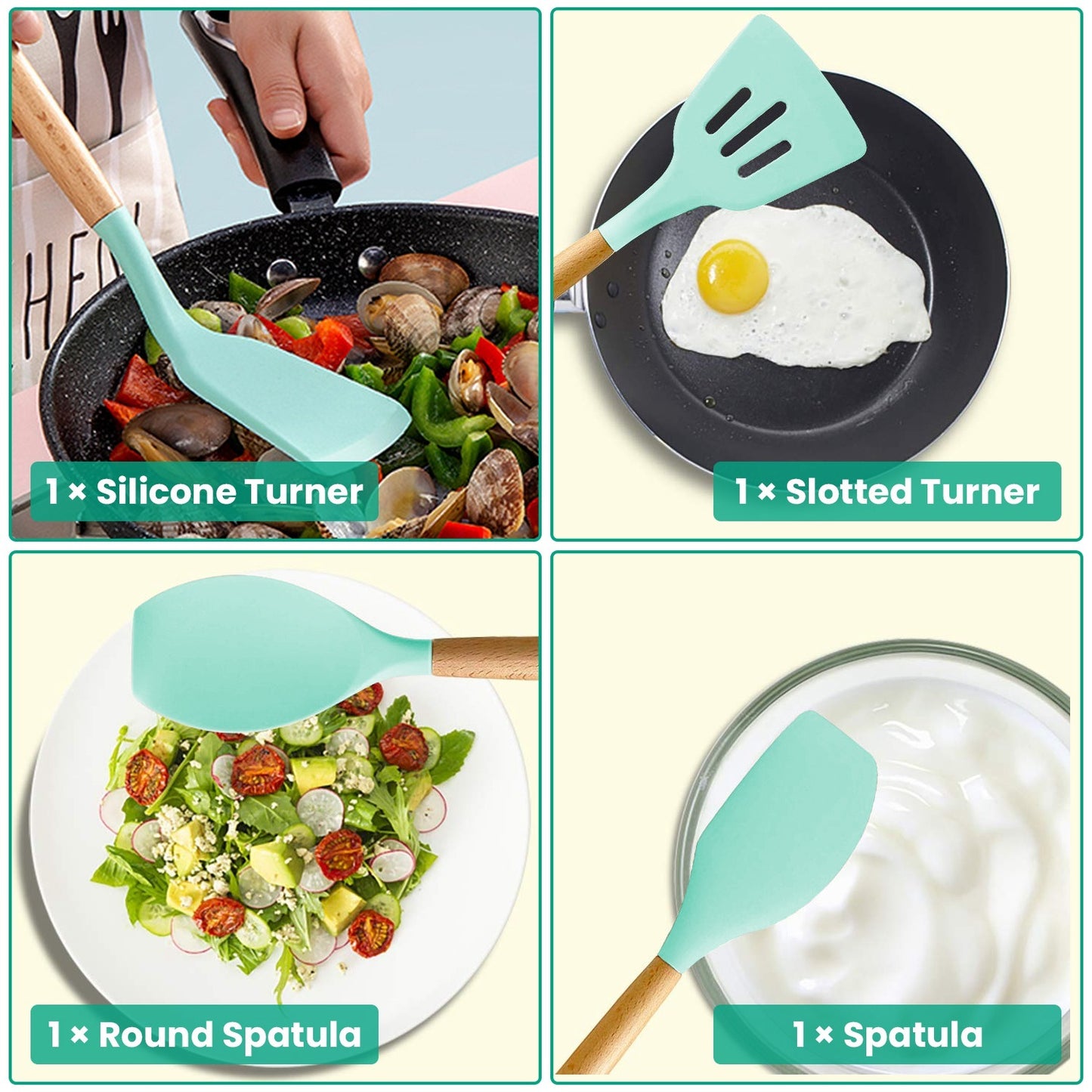 Set Of 35Pcs Kitchen Cooking Utensils Set