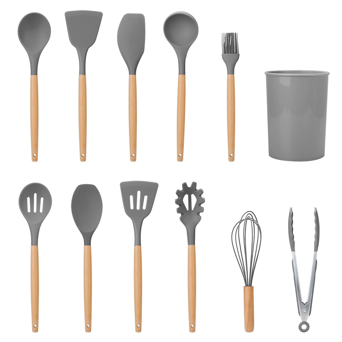 11 Piece Silicone Cooking Tool Set
